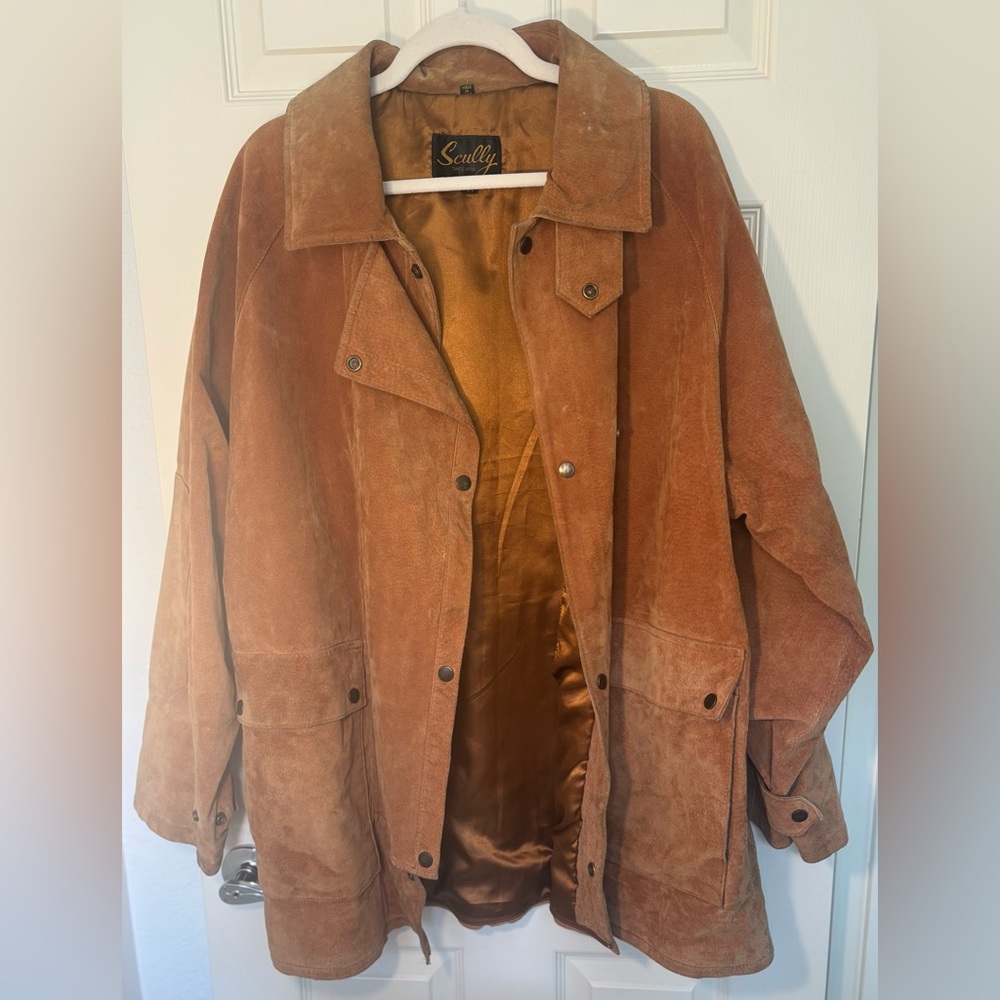 Vintage Scully Brown Suede Coat